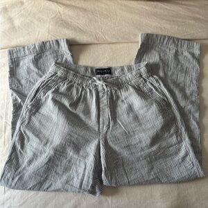Abercrombie Men’s Striped Lounge Pants Size Medium 100% Cotton